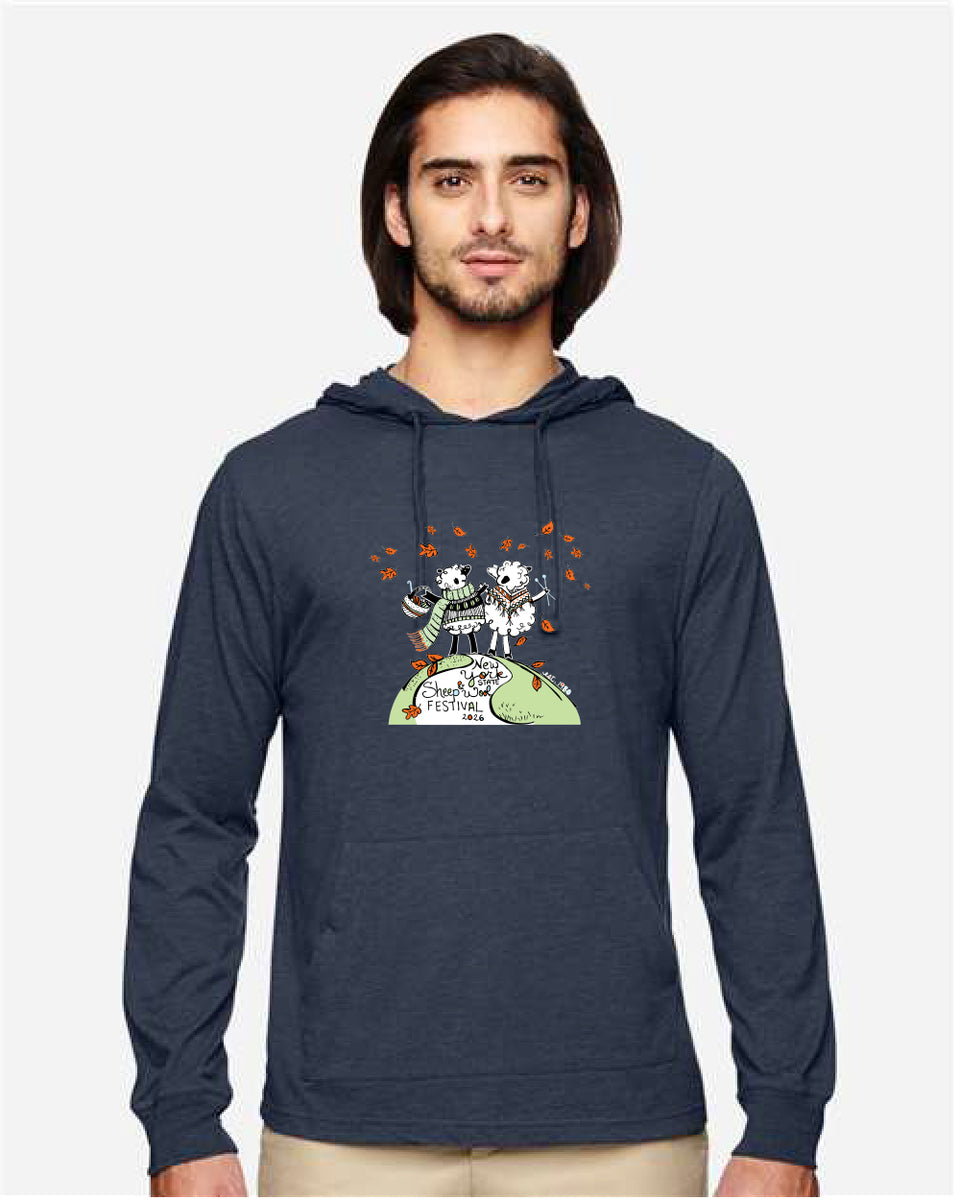 Unisex EcoJersey '26 LS Hoodie 4.25oz – NY State Sheep and Wool
