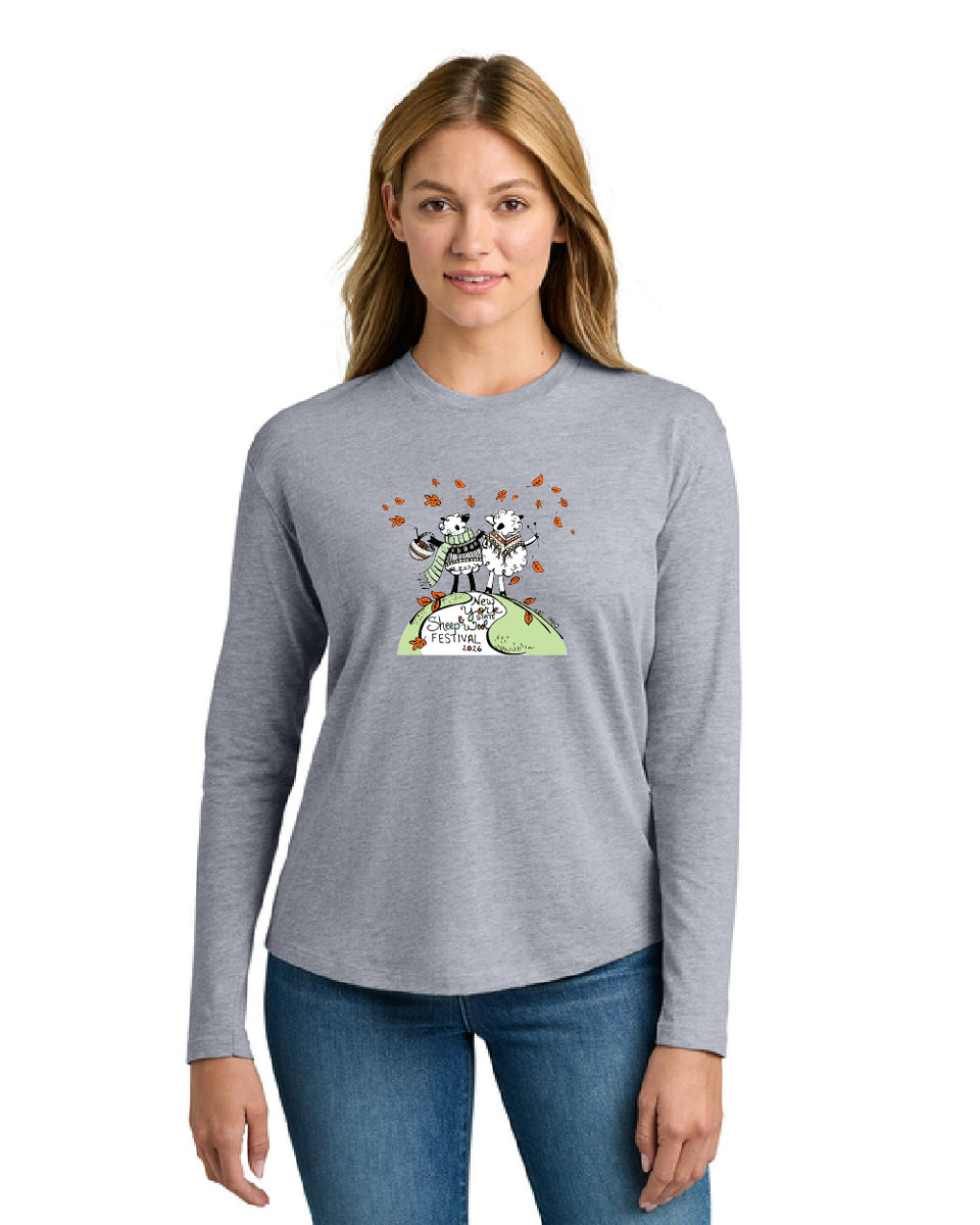 Next Level Apparel® Women's Cotton Relaxed Long Sleeve Tee 2026