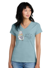 Load image into Gallery viewer, District Made 4.3 oz '24 Ladies V-neck Tee
