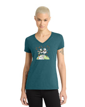 Load image into Gallery viewer, District Made 4.3 oz Ladies V-neck Tee 2026
