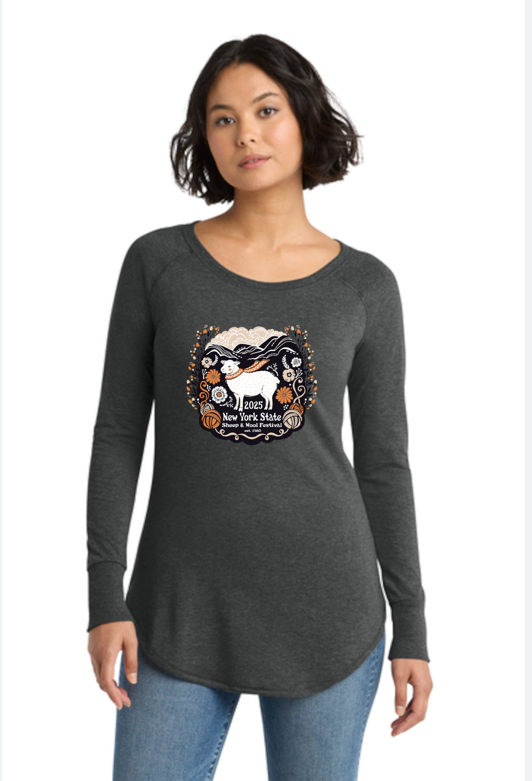Women’s Perfect Tri® Long Sleeve Tunic, 4.5oz 2025