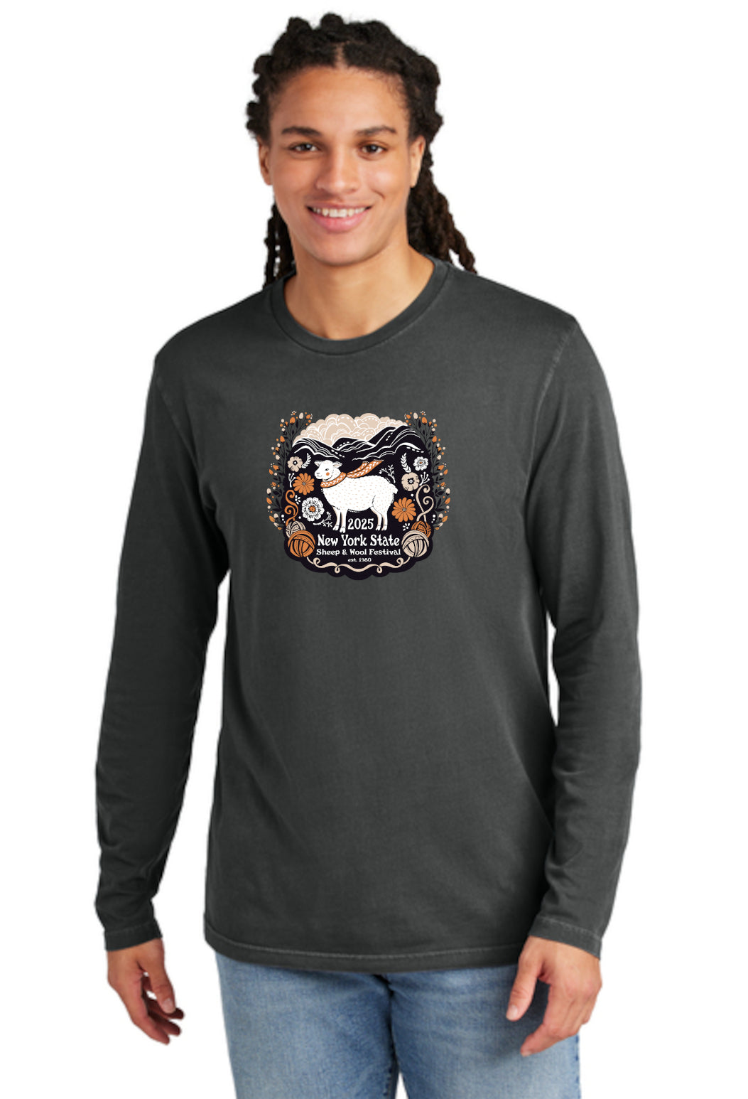 District Wash™ Long Sleeve Crew Tee 5.3oz 2025