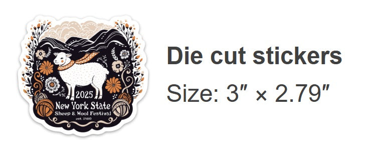 Sticker 2025 Die Cut 3 inch