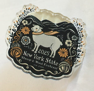 Acrylic pin 2025 PS 1.5" wide