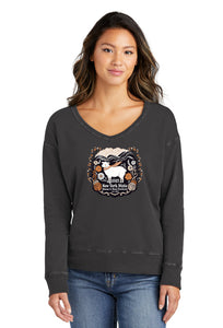V-neck Sweatshirt Ladies Beach Wash® ‘25