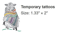 Load image into Gallery viewer, Temp Tattoo SheepShawl 2024 1.33x2
